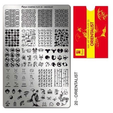 Stamping Platte Nr.20 - Orientalist