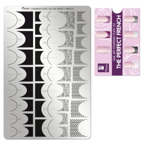 Stamping Platte Nr.132 - The perfect French